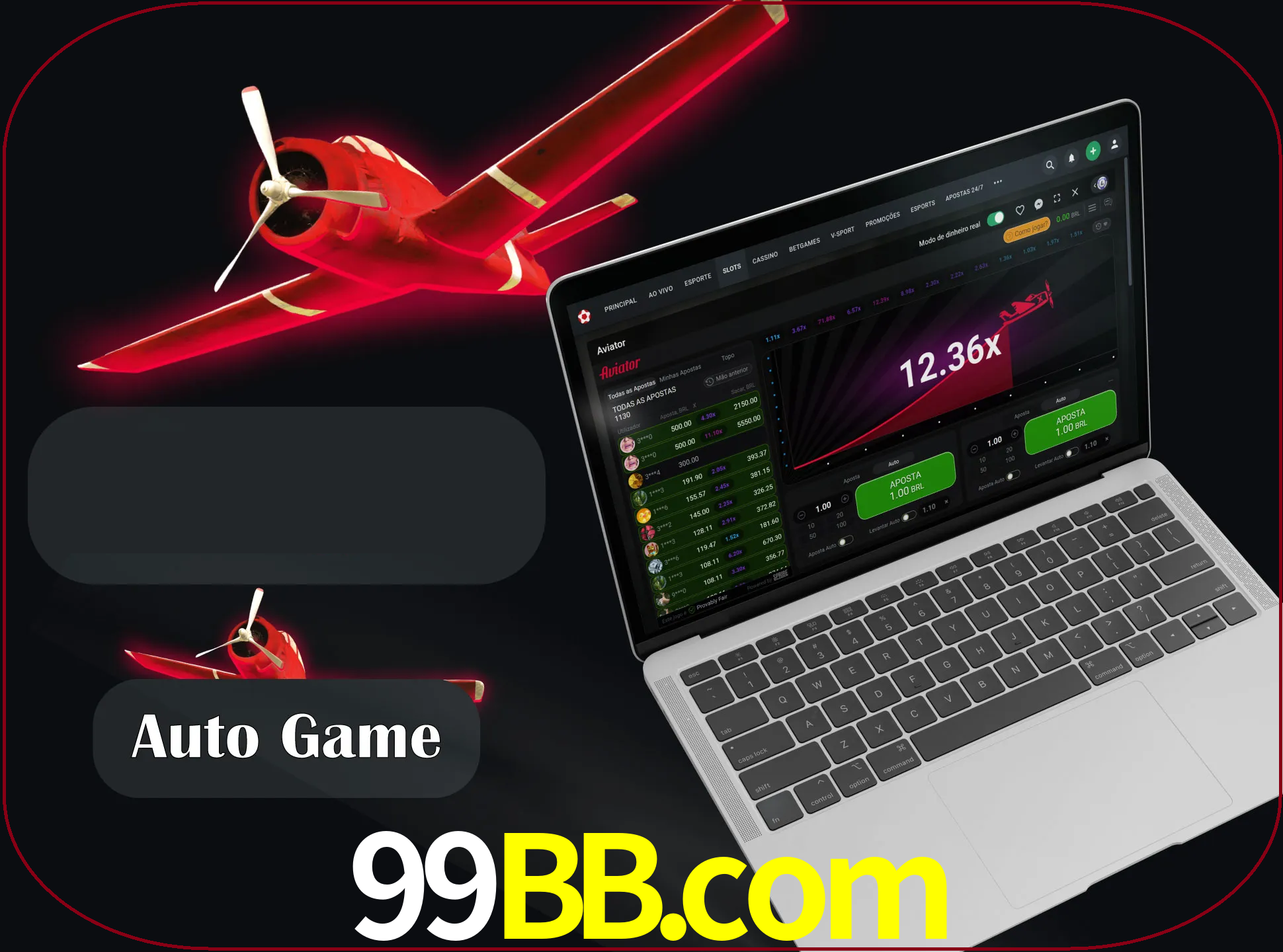 No modo automático, os jogos apostam e sacam seu dinheiro automaticamente.