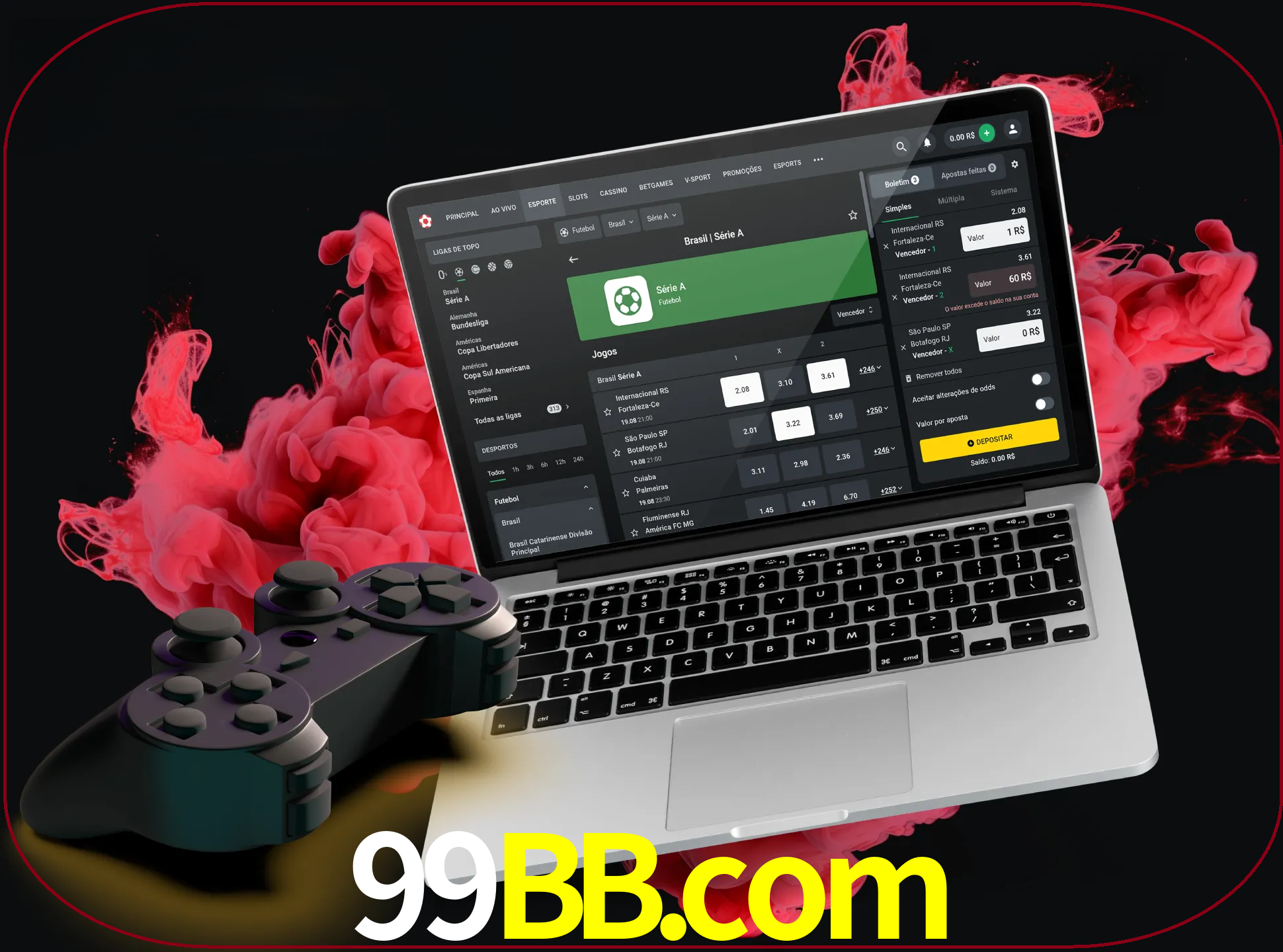 Visite a secção especial de jogos de vídeo em 99bb para descobrir em que jogos pode apostar e ganhar muito dinheiro.